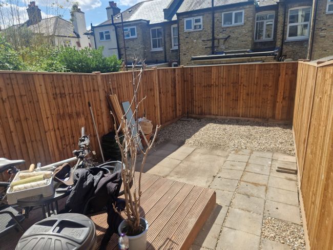 A new fence installed for a customer in Balham A new fence installed for a customer in Balham