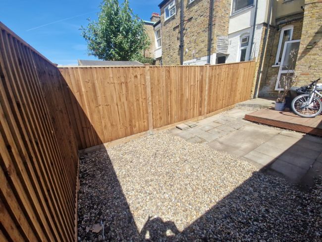 New fencing in Balham, South London